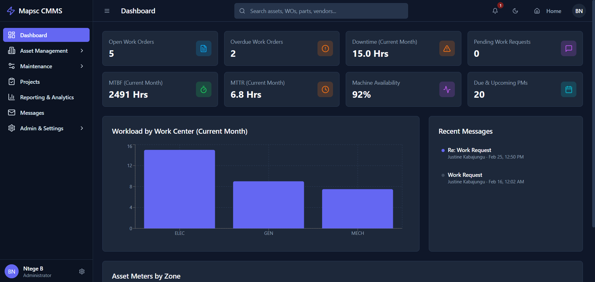Mapsc CMMS | Modern Maintenance Management Software