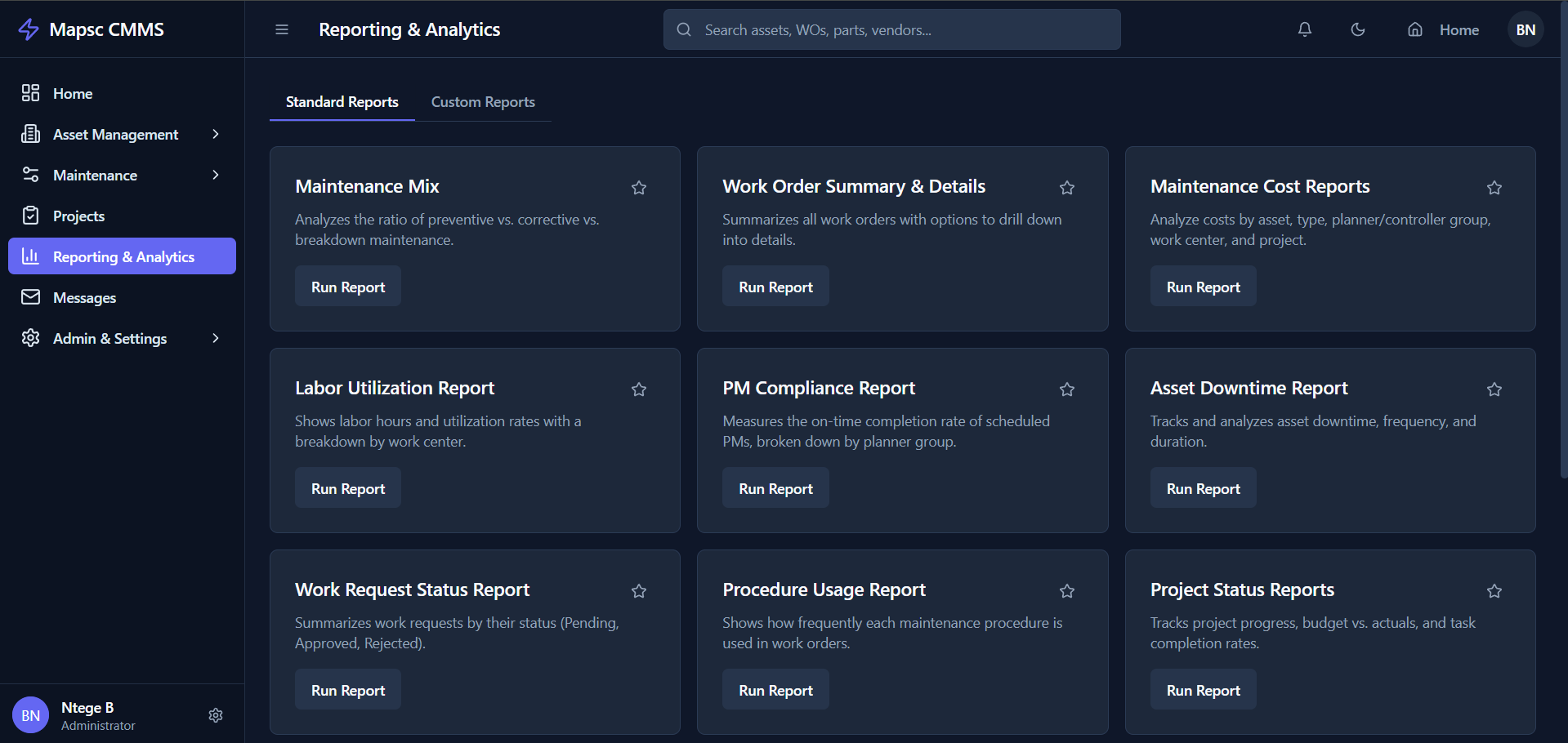 Mapsc CMMS | Modern Maintenance Management Software